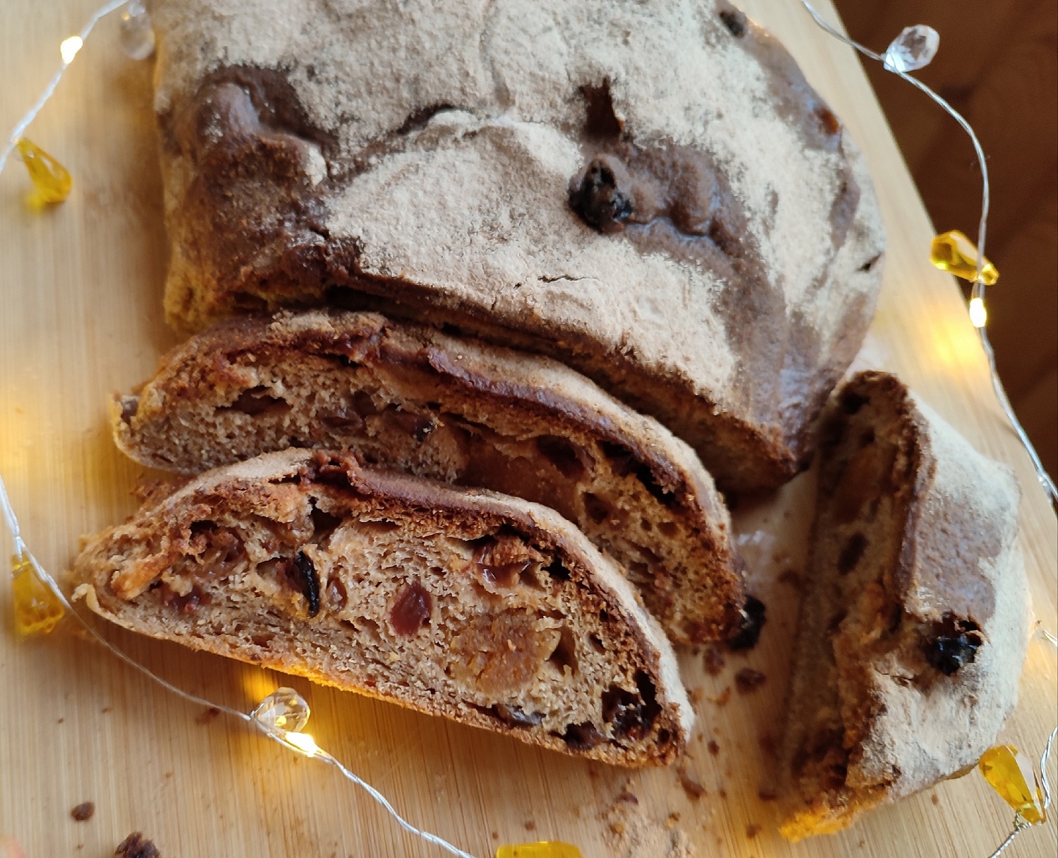 Цельнозерновой рождественский штоллен без яиц и сахара+ рецепт марципана без сахара